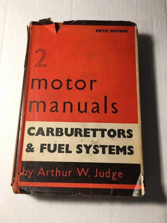 Motor Manuals Arthur W. Judge