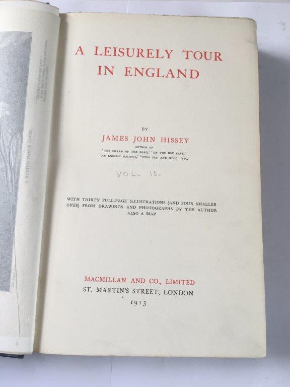 Author:  James John HisseyDate of Publication:  1913