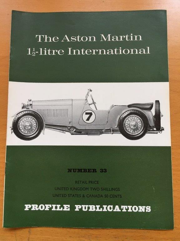No: 33 - Aston Martin 1.5 litre International Profile Publications 1967