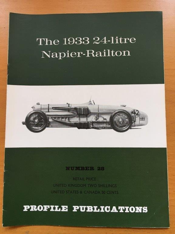 No: 28 - 1933 24 litre Napier Railton Profile Publications 1967