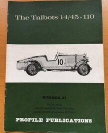 No: 27 - Talbots 14/45 - 110 Profile Publications 1967