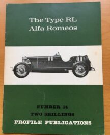 No: 14 - Type RL Alfa Romeos Profile Publications 1967