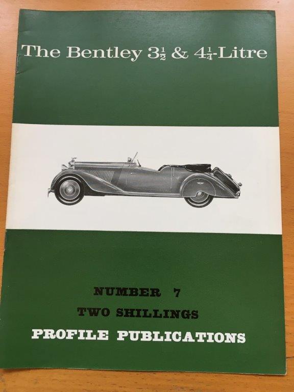 No: 7 - Bentley 3.5 & 4.5 litre Profile Publications 1967