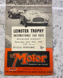 Leinster Trophy programme 1954 Leinster Motor Club